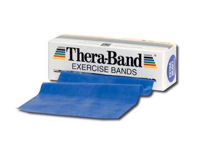 Träningsband Blått från TheraBand, 5,5 meter